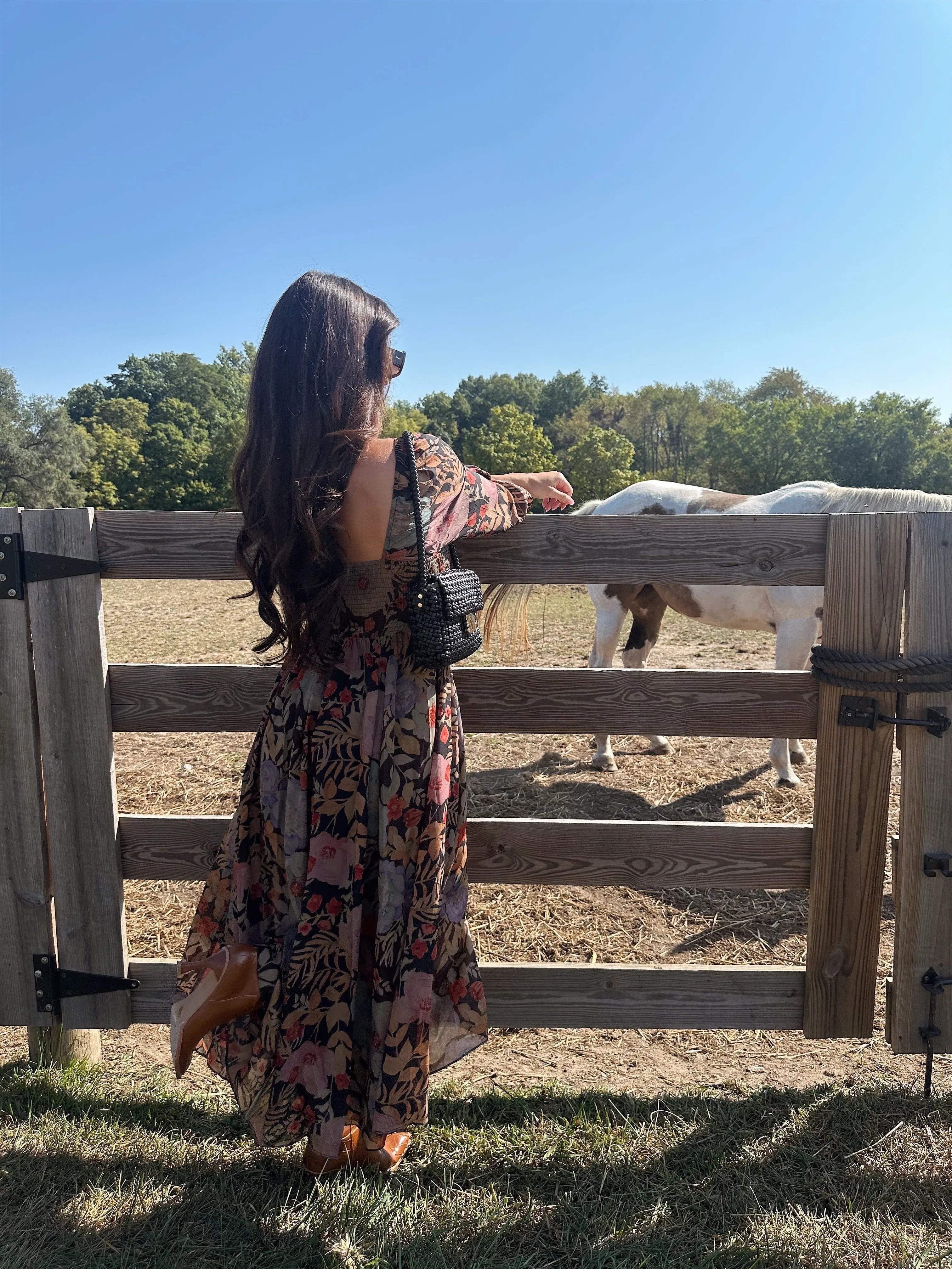 Fall Blooms Maxi Dress