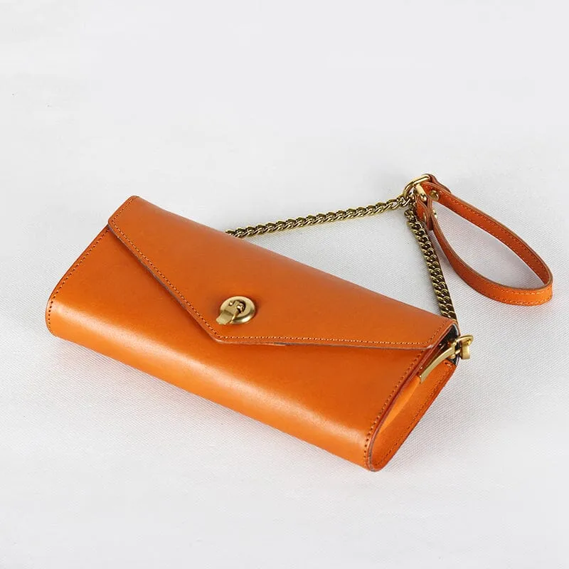 Fashion Retro Leather Shoulder Chain Women's Bag