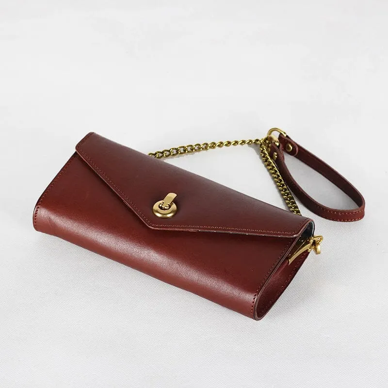 Fashion Retro Leather Shoulder Chain Women's Bag