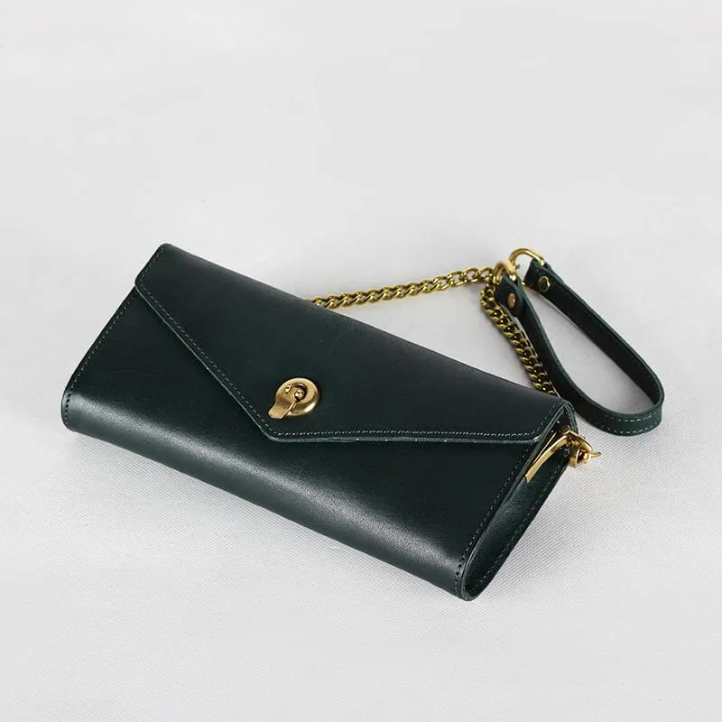 Fashion Retro Leather Shoulder Chain Women's Bag