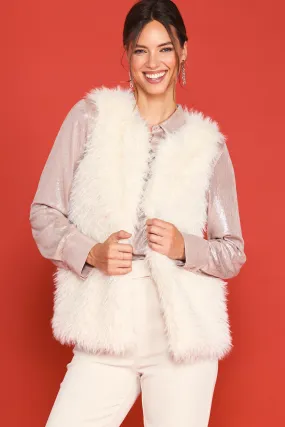 FAUX FUR VEST