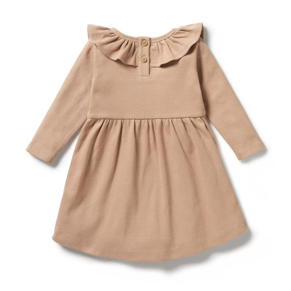 Fawn Organic Ruffle Dress