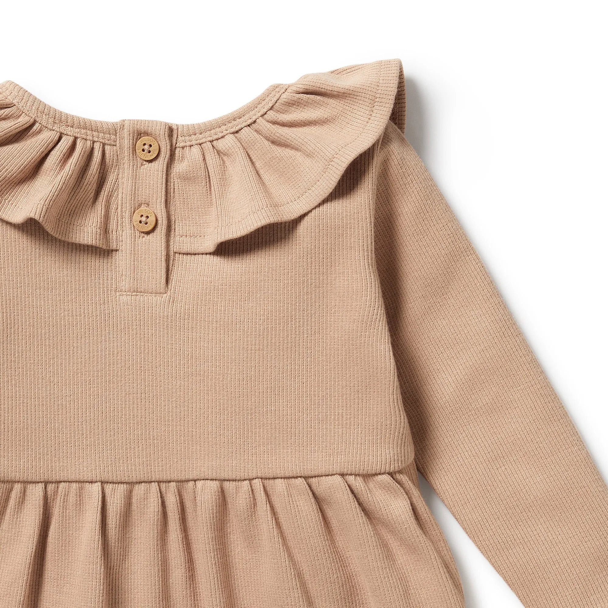 Fawn Organic Ruffle Dress