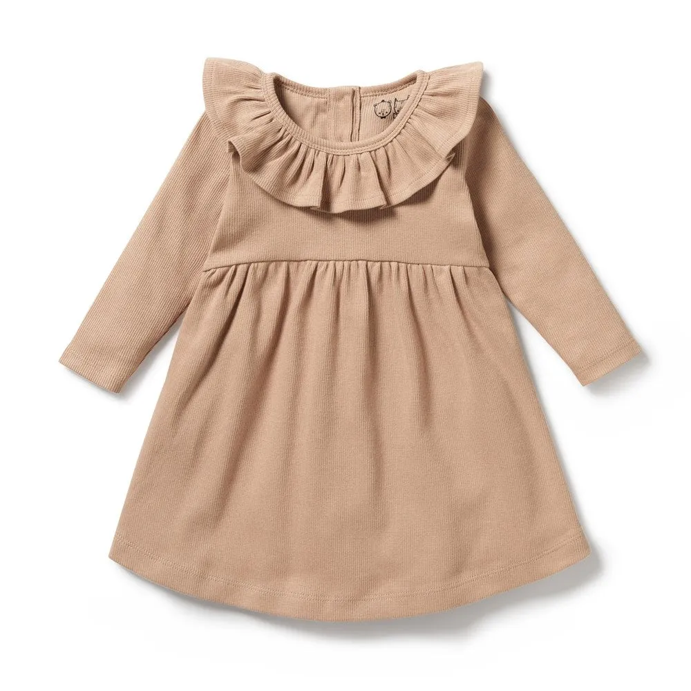 Fawn Organic Ruffle Dress