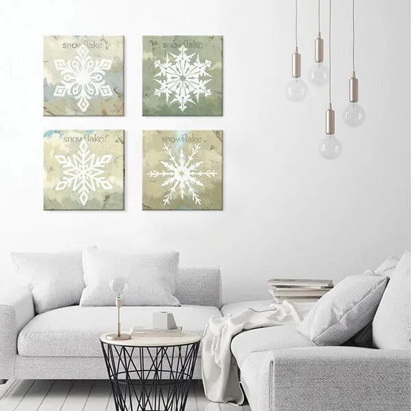 Fleur Snowflake Giclee Wall Ar