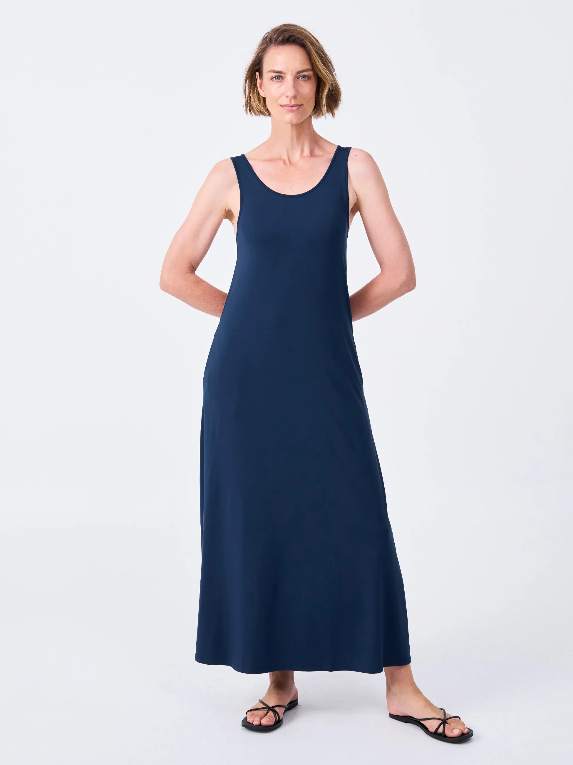 Flow Maxi Dress - Navy