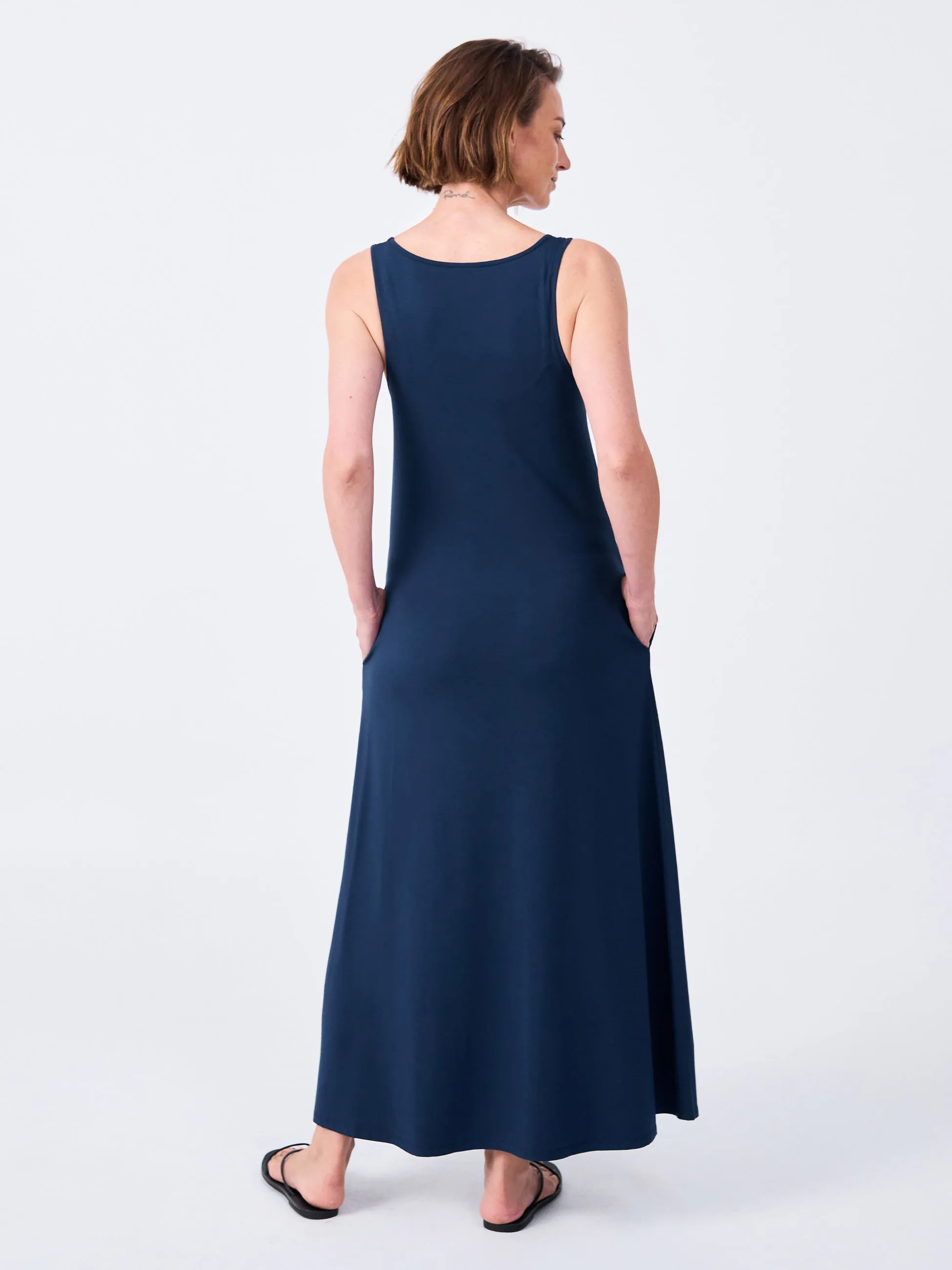 Flow Maxi Dress - Navy