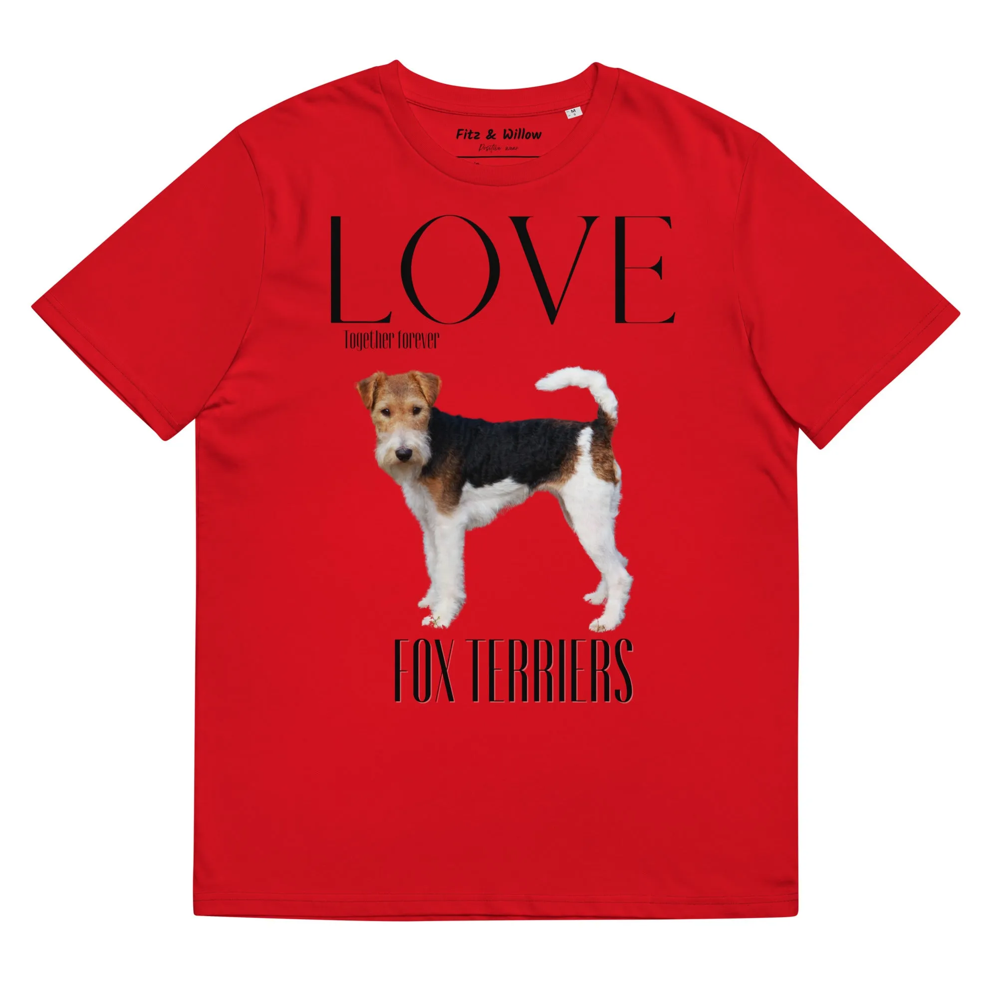 Fox Terrier lovers organic cotton t-shirt