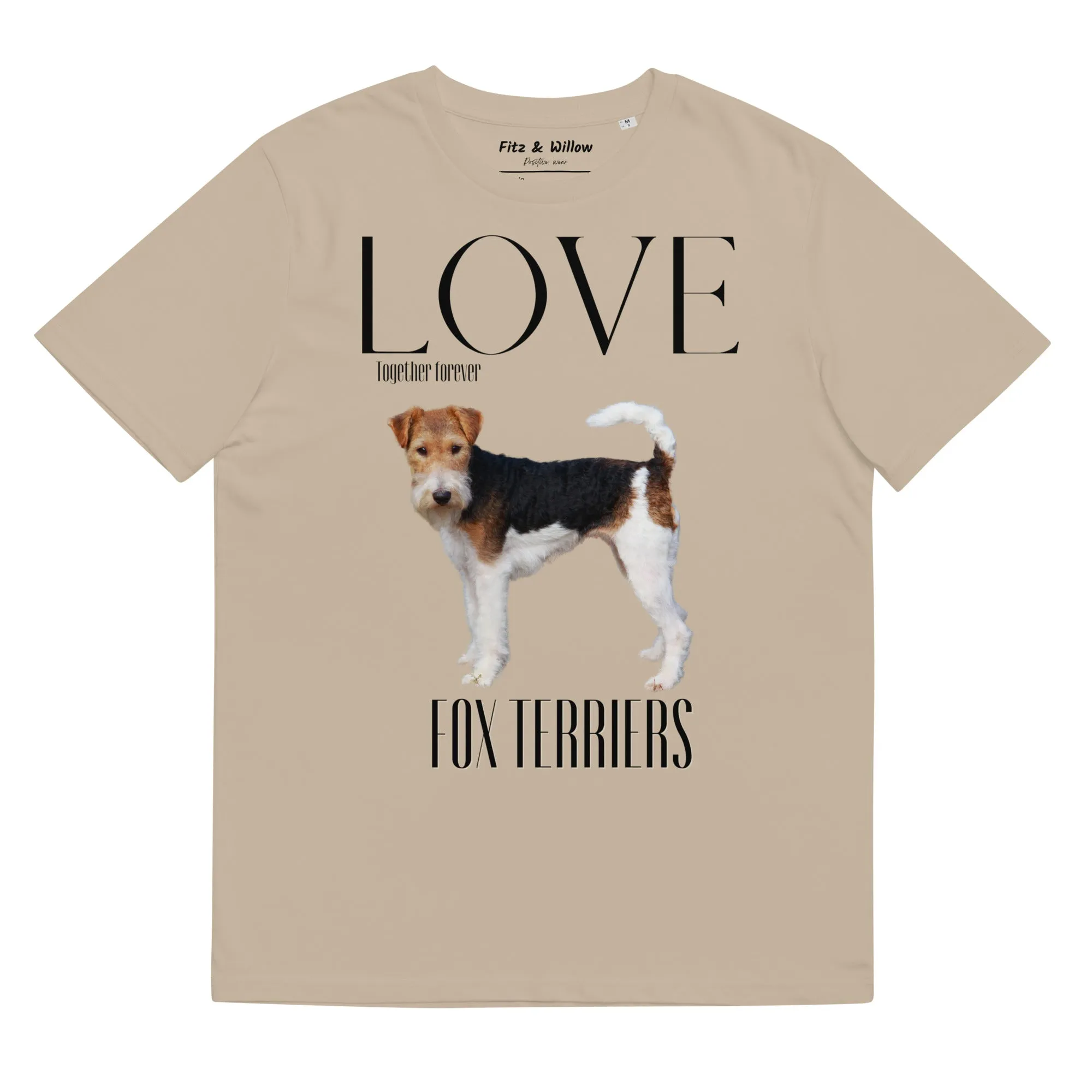 Fox Terrier lovers organic cotton t-shirt