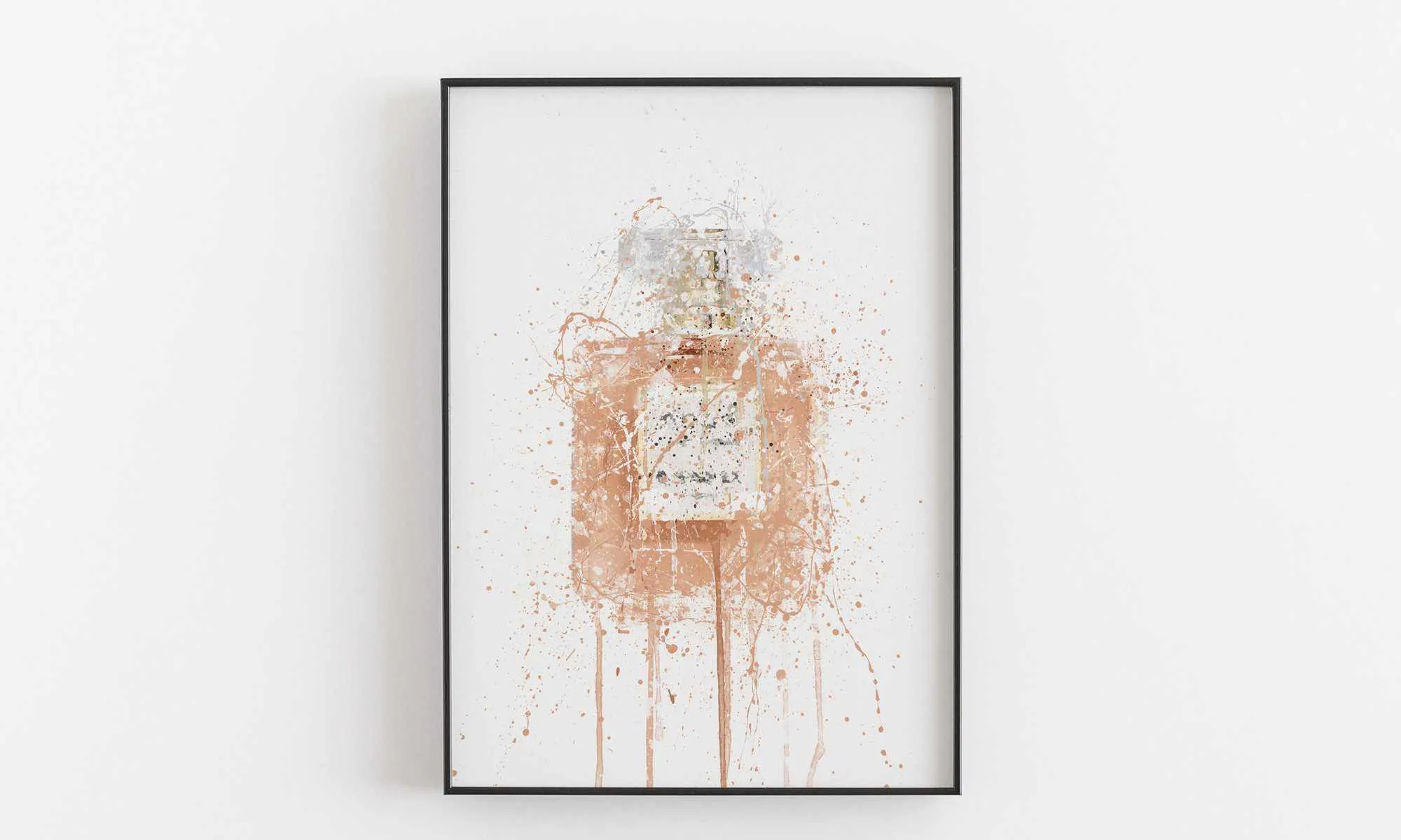 Fragrance Bottle Wall Art Print 'Blush'