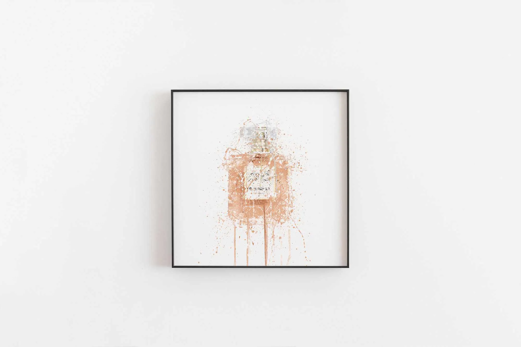 Fragrance Bottle Wall Art Print 'Blush'