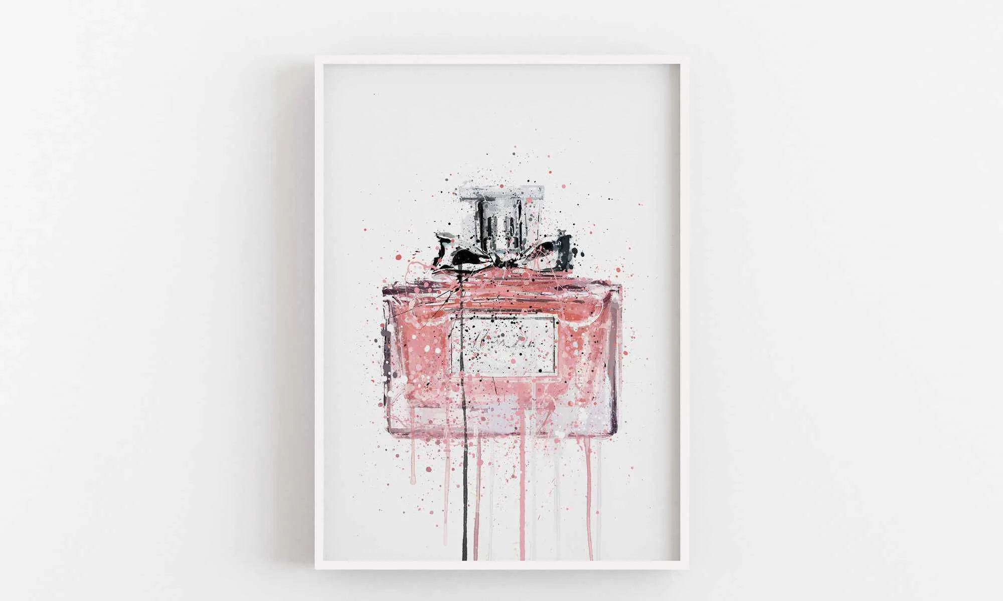 Fragrance Bottle Wall Art Print 'Candy Floss'