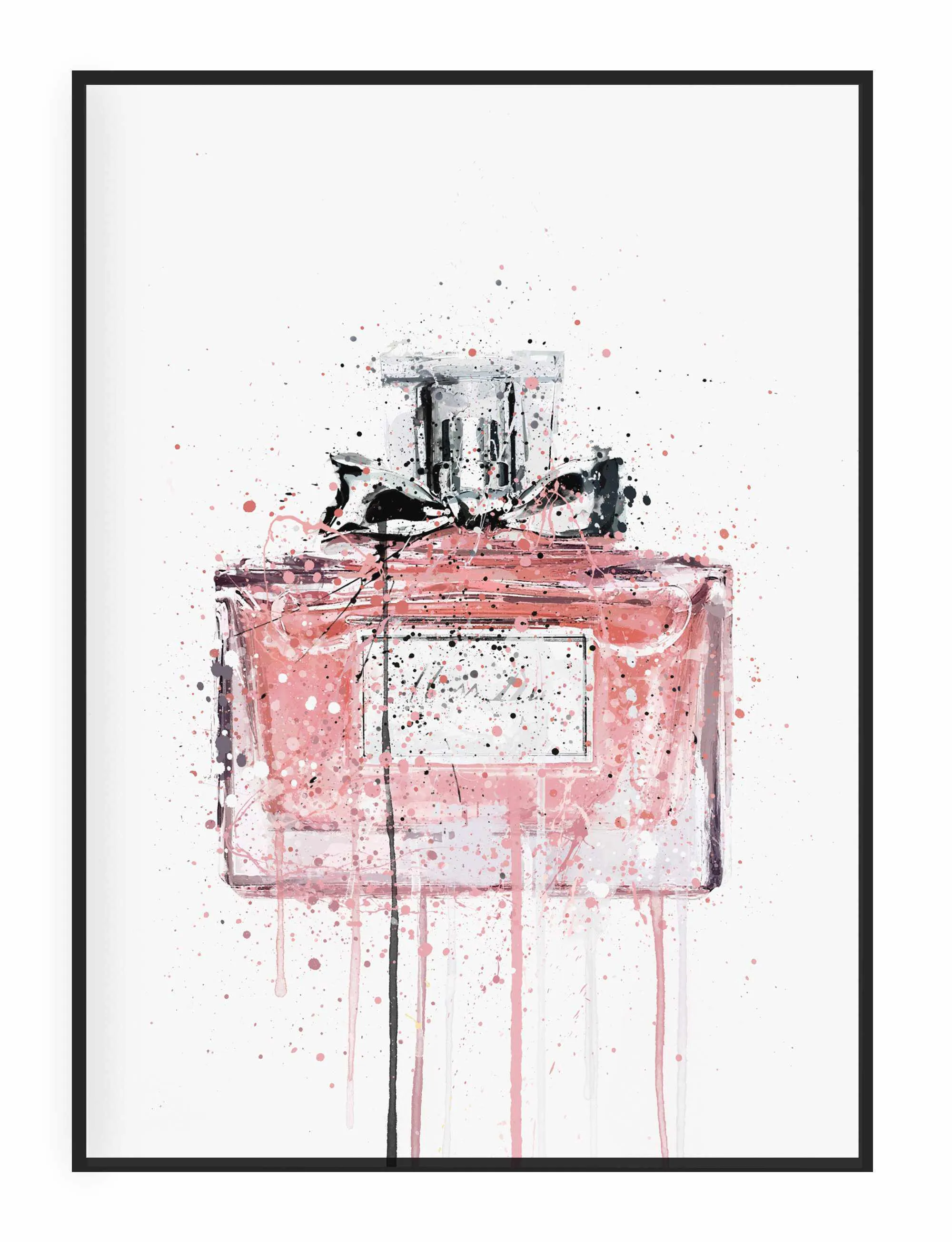 Fragrance Bottle Wall Art Print 'Candy Floss'