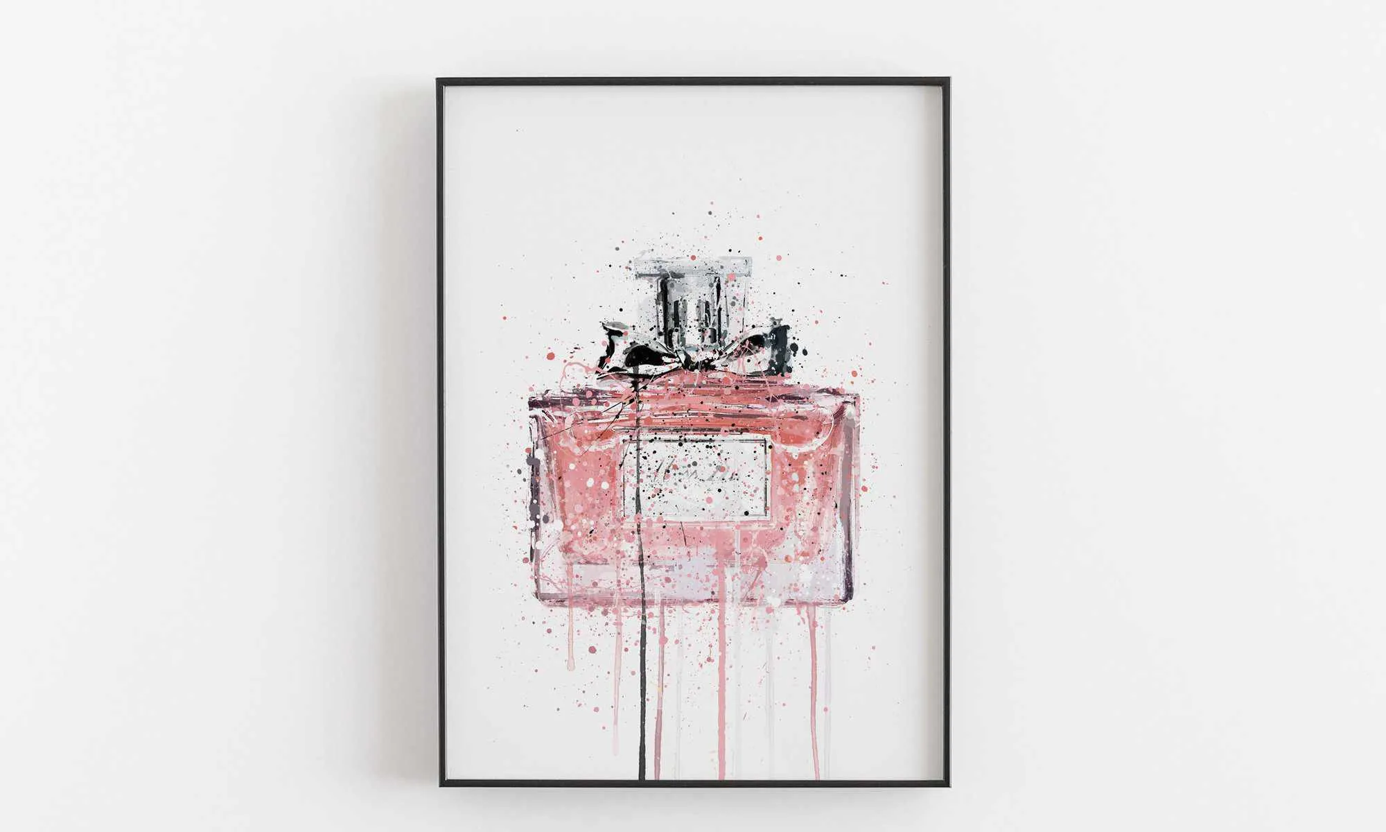 Fragrance Bottle Wall Art Print 'Candy Floss'