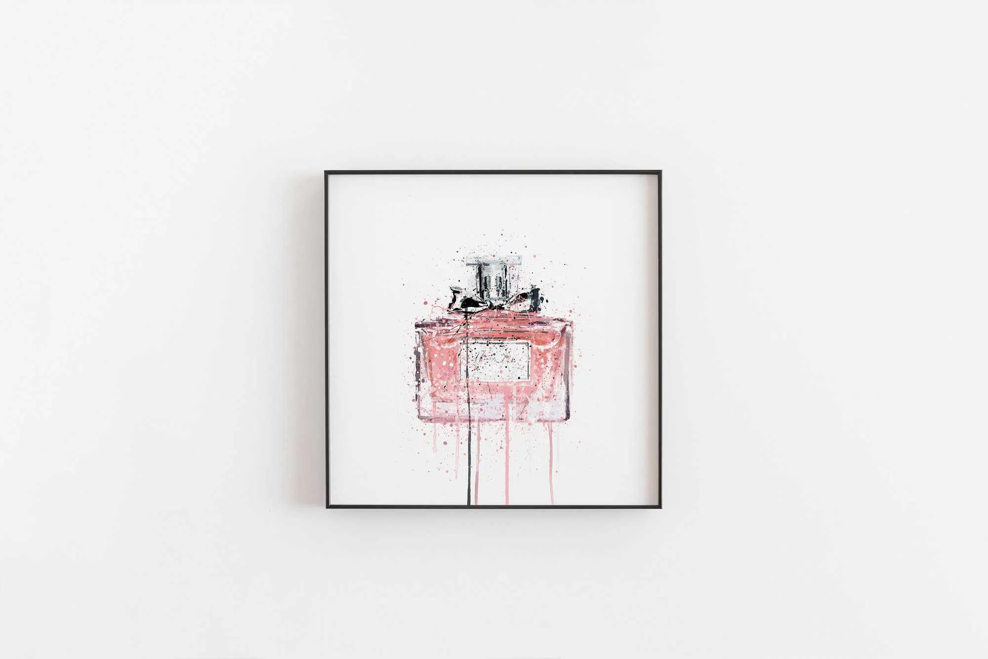 Fragrance Bottle Wall Art Print 'Candy Floss'