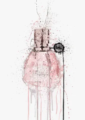 Fragrance Bottle Wall Art Print 'Candy'