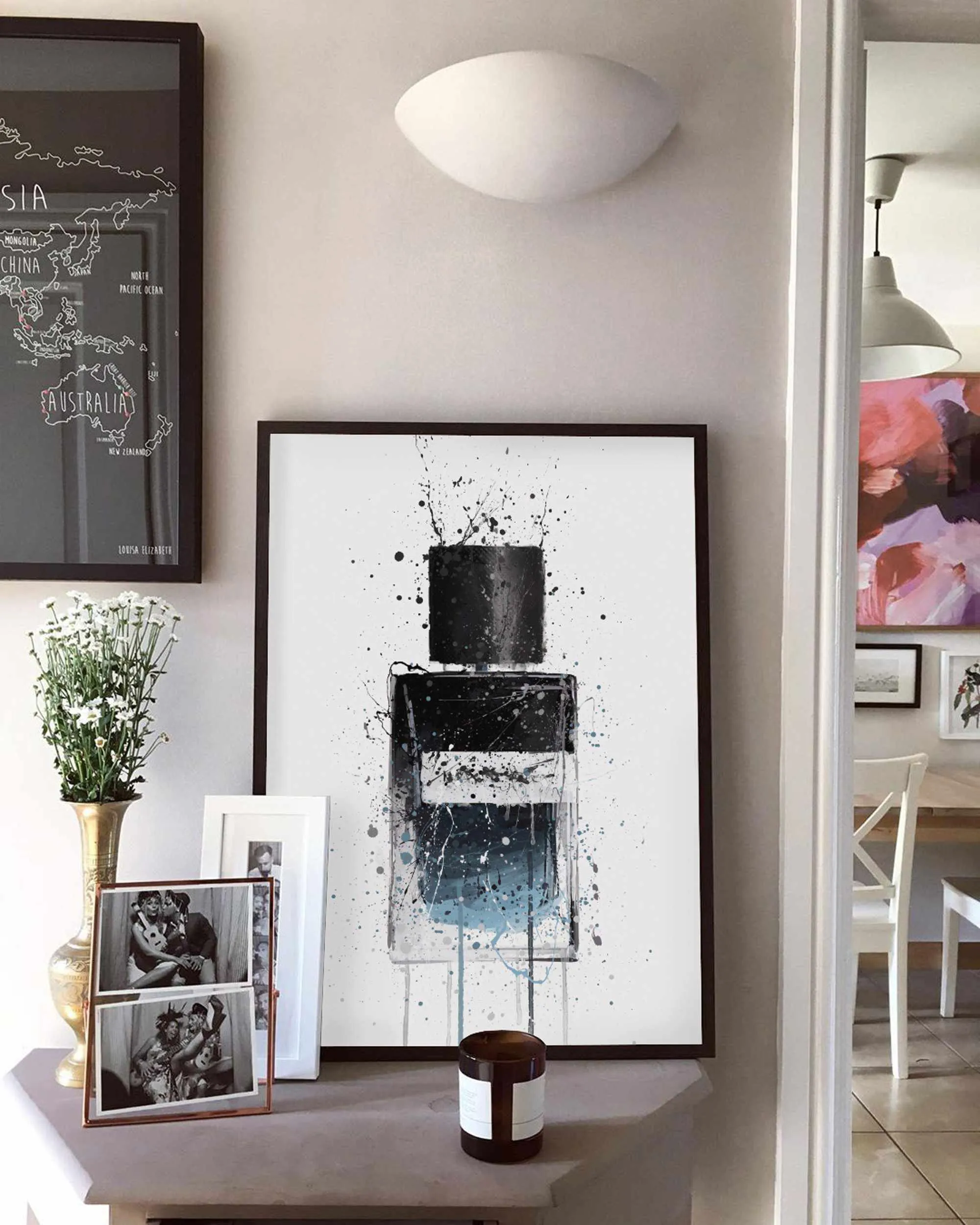 Fragrance Bottle Wall Art Print 'Mr. Electric'