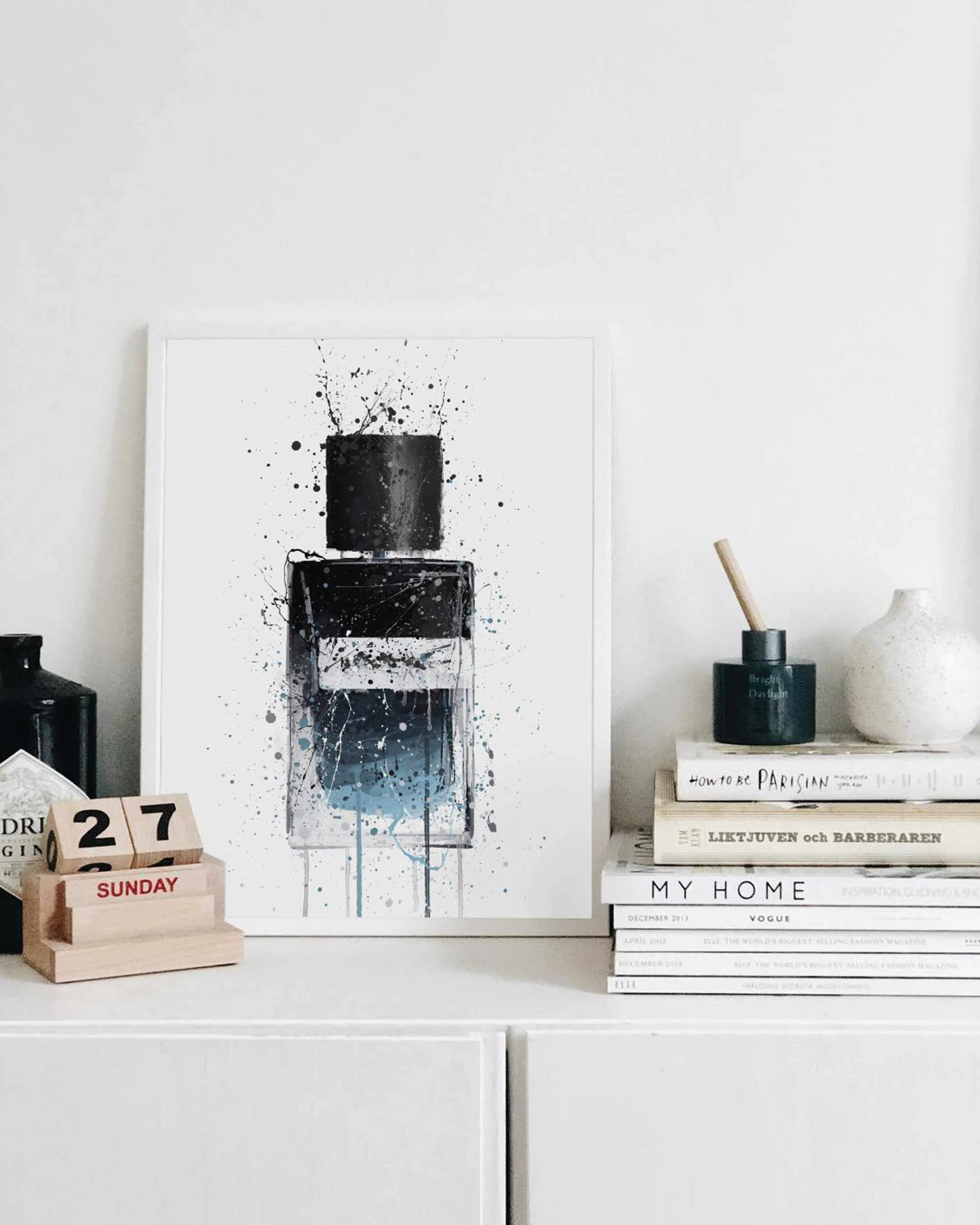 Fragrance Bottle Wall Art Print 'Mr. Electric'