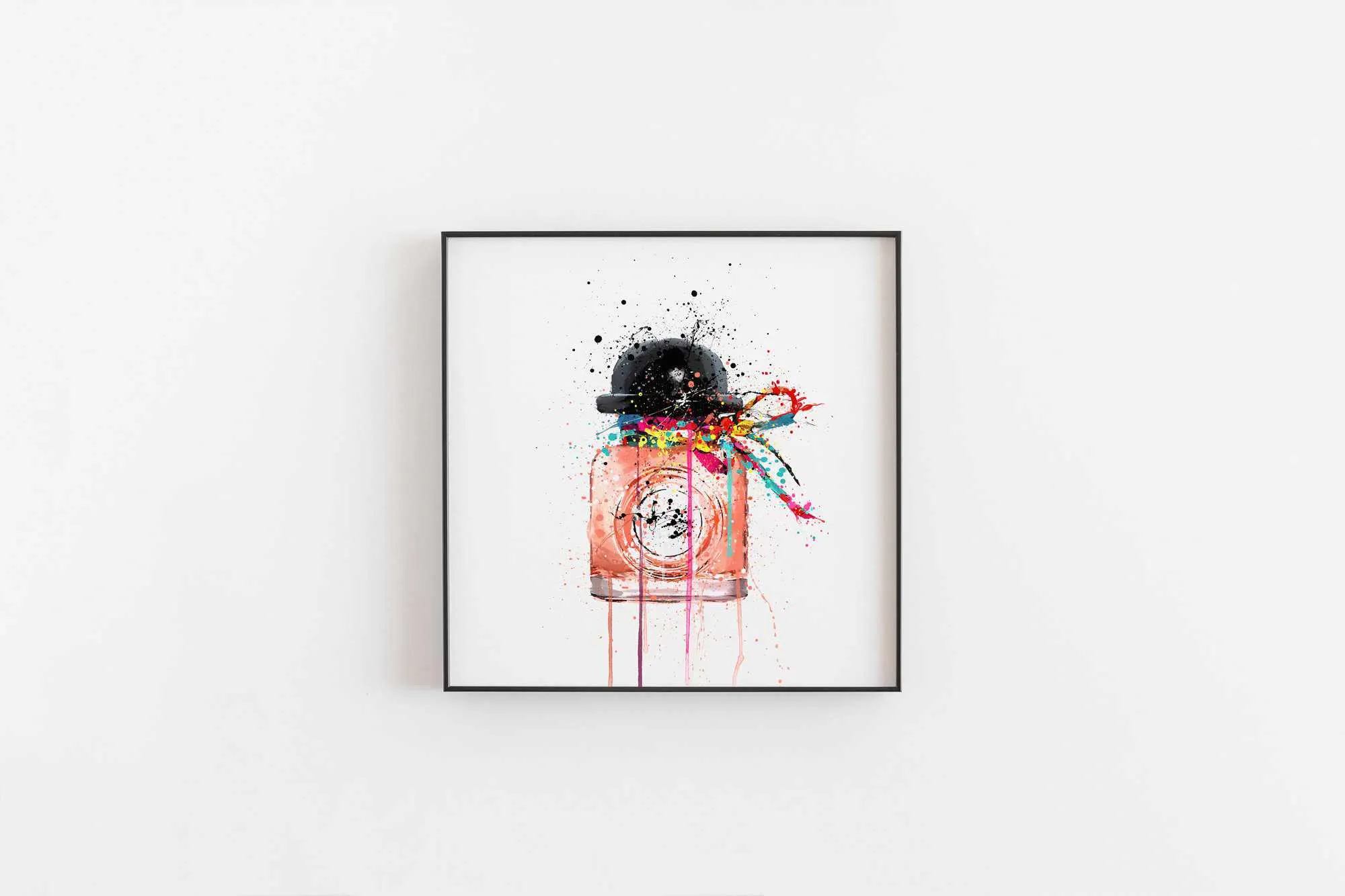 Fragrance Bottle Wall Art Print 'Popping Candy'