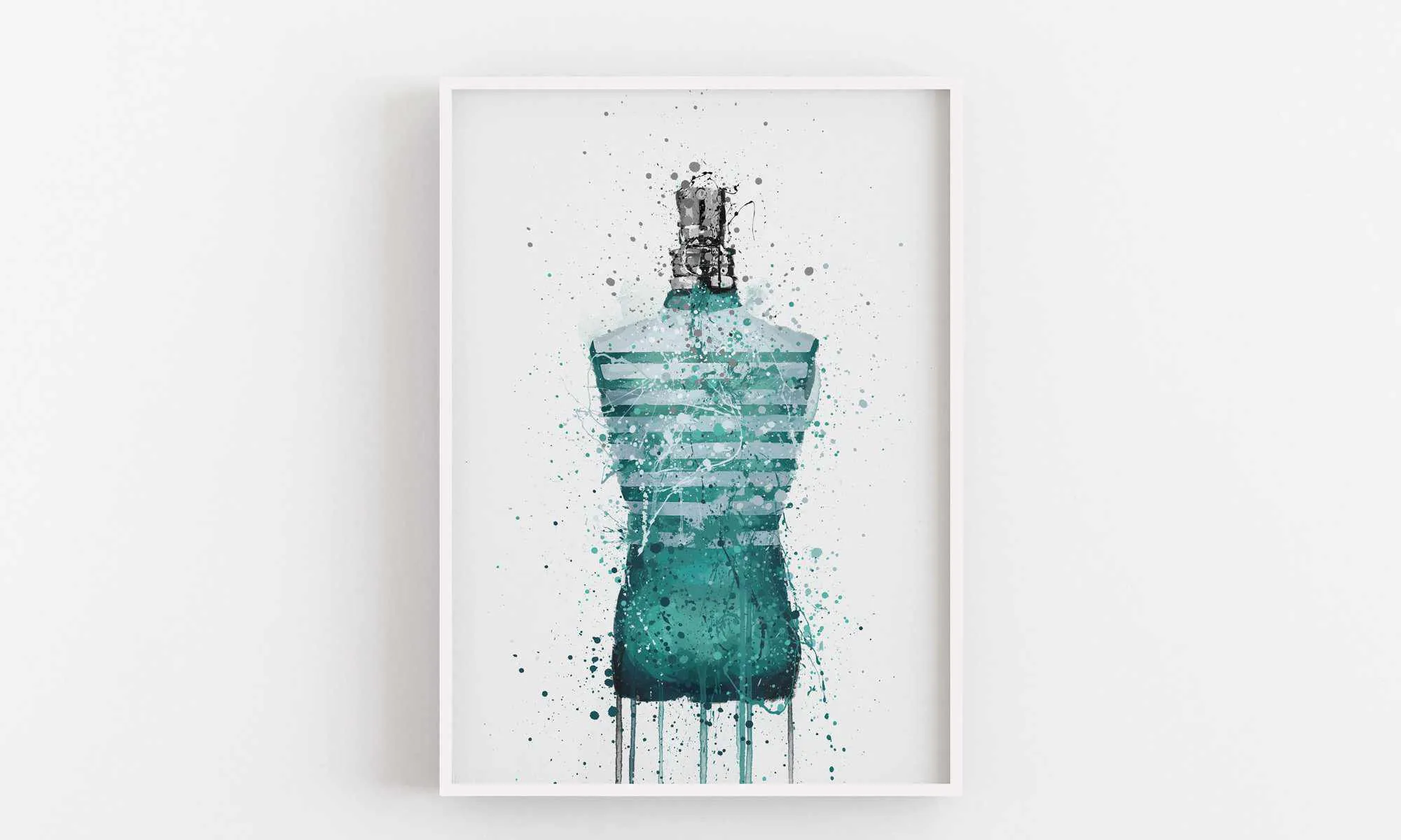 Fragrance Bottle Wall Art Print 'Poseidon'