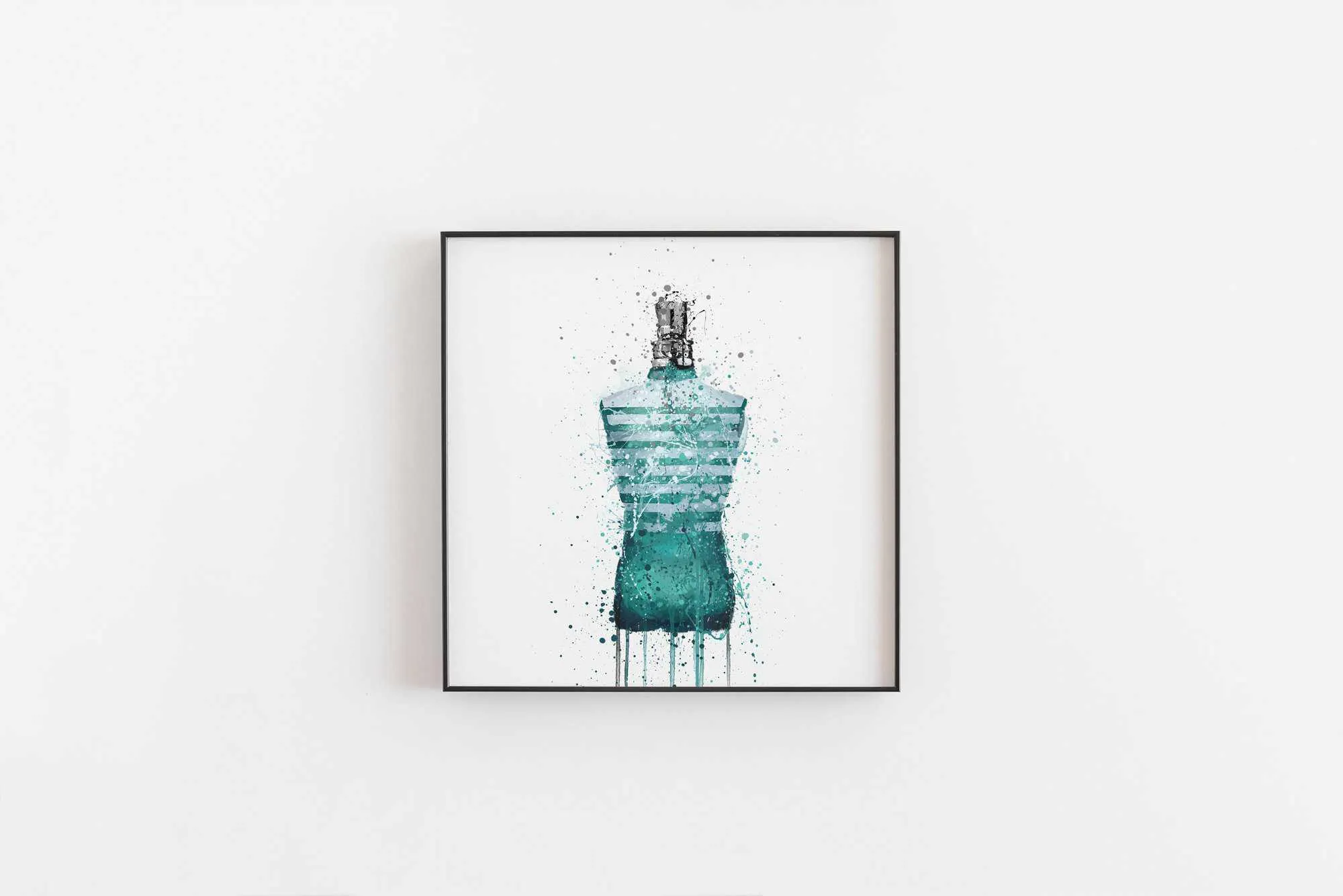 Fragrance Bottle Wall Art Print 'Poseidon'