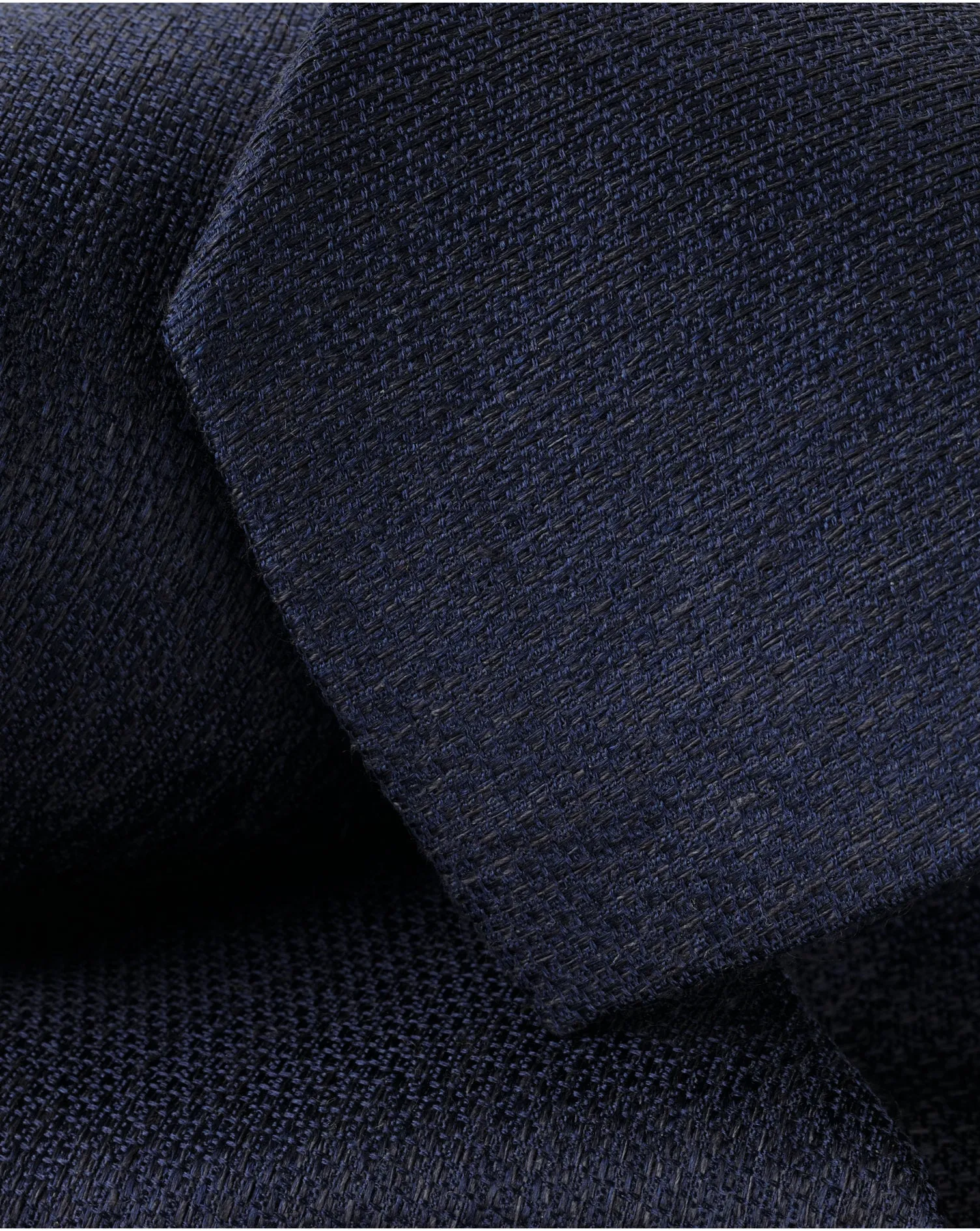 FRENCH BLUE SILK LINEN TIE