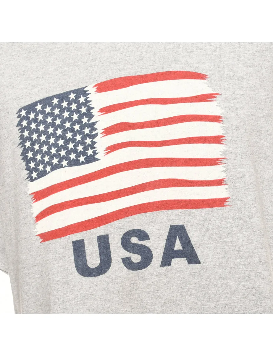 Gildan USA Printed T-shirt - L