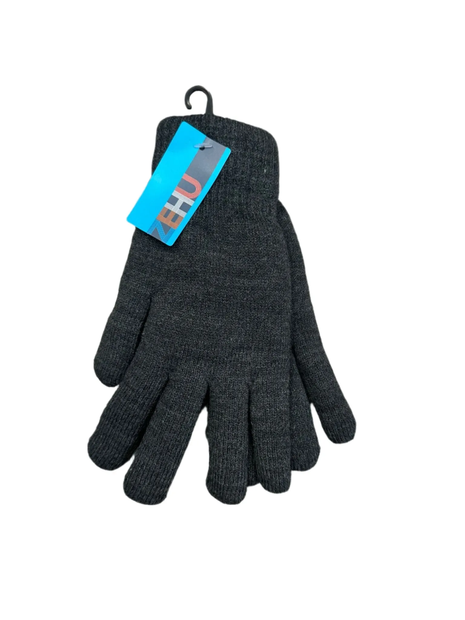 gloves double layer - grey