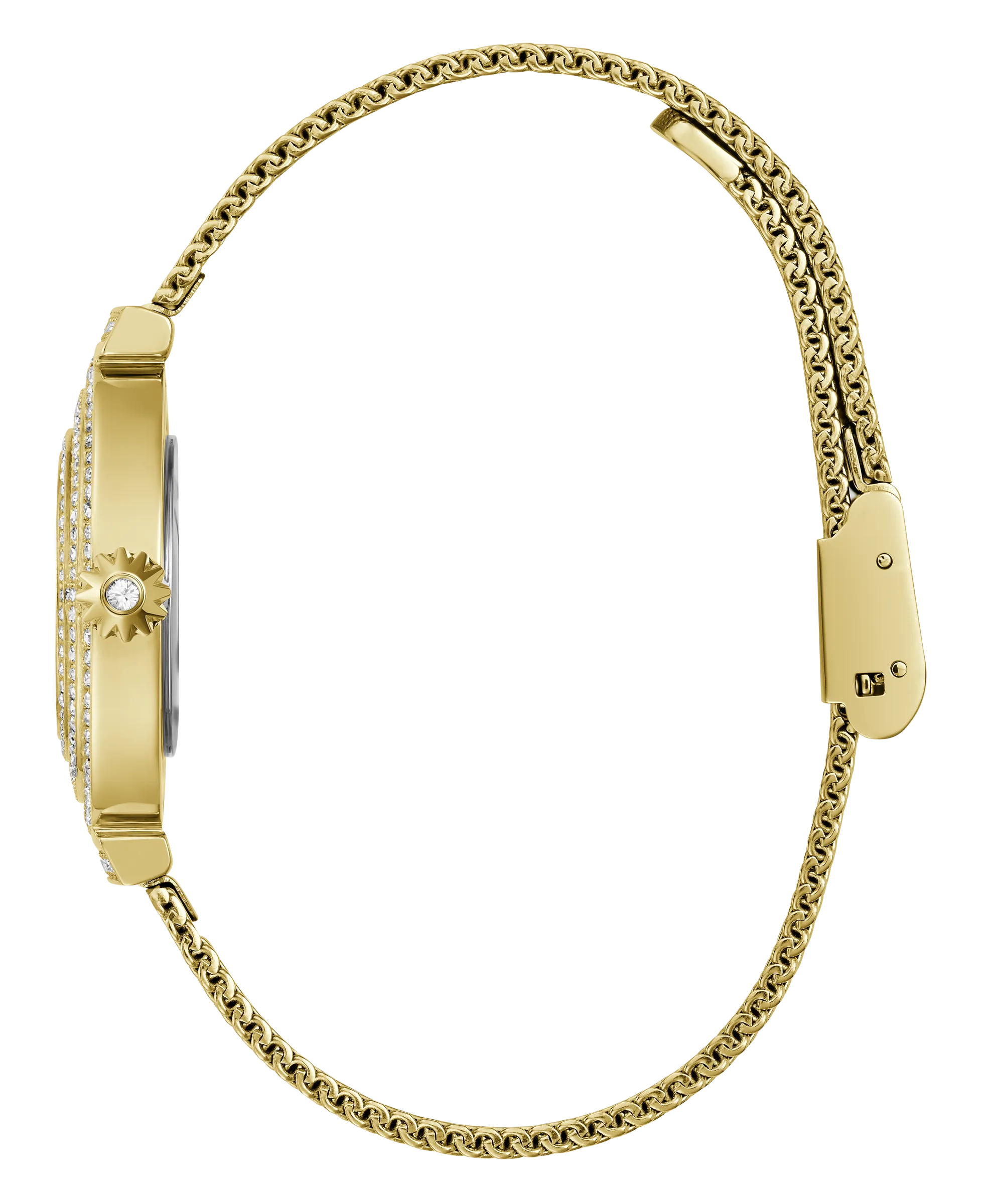 Guess - Gold Dream Crystal Mesh Watch - GW0550L2 - 786527