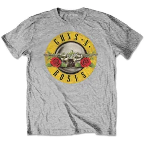 Guns 'n' Roses Kids Grey T-Shirt - Classic Guns N Roses Logo