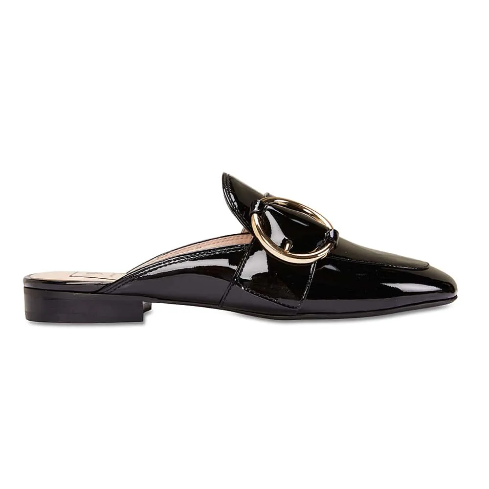 Halo Slide in Black Patent