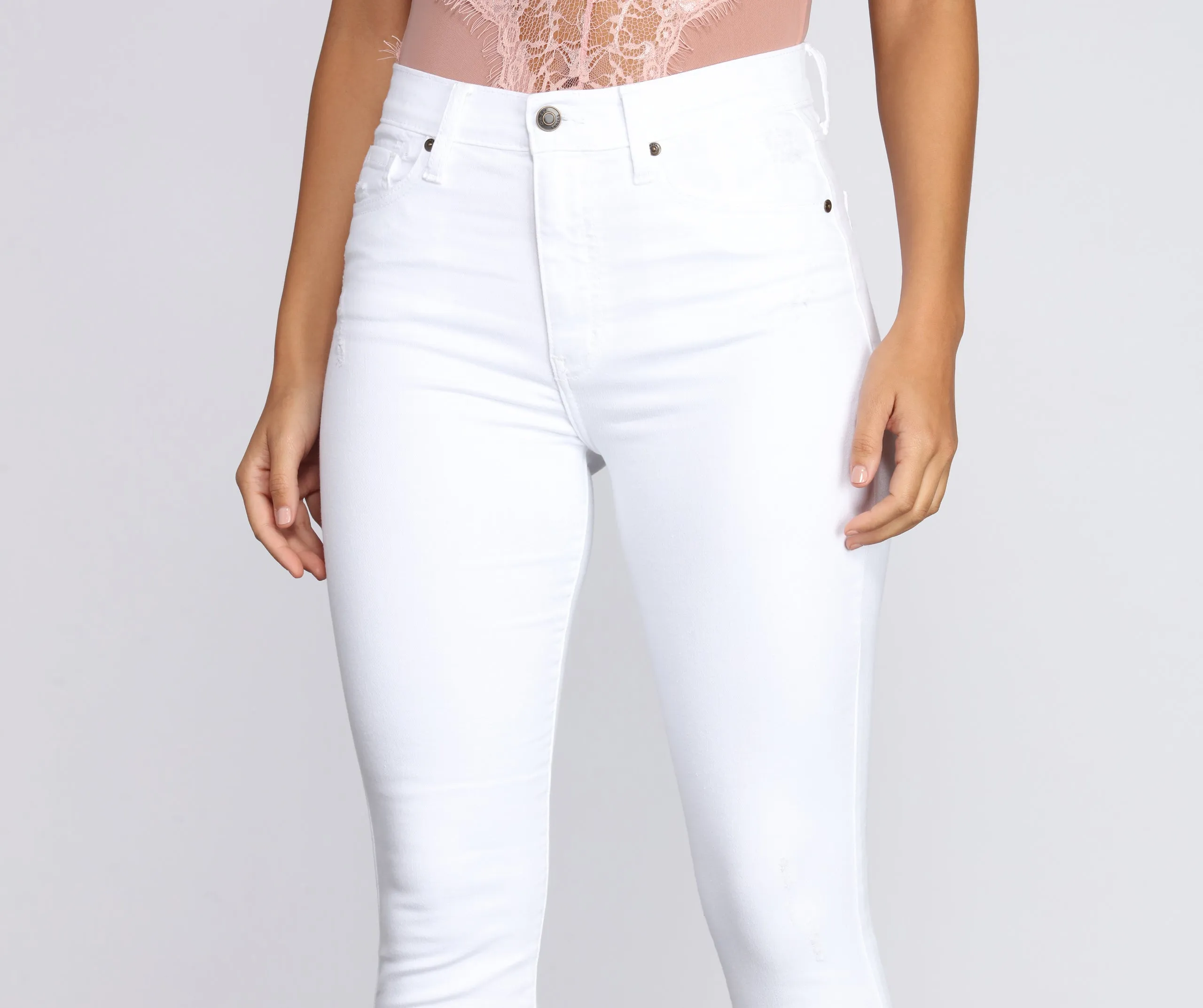 Heart Breaker High Waist Skinny Jeans