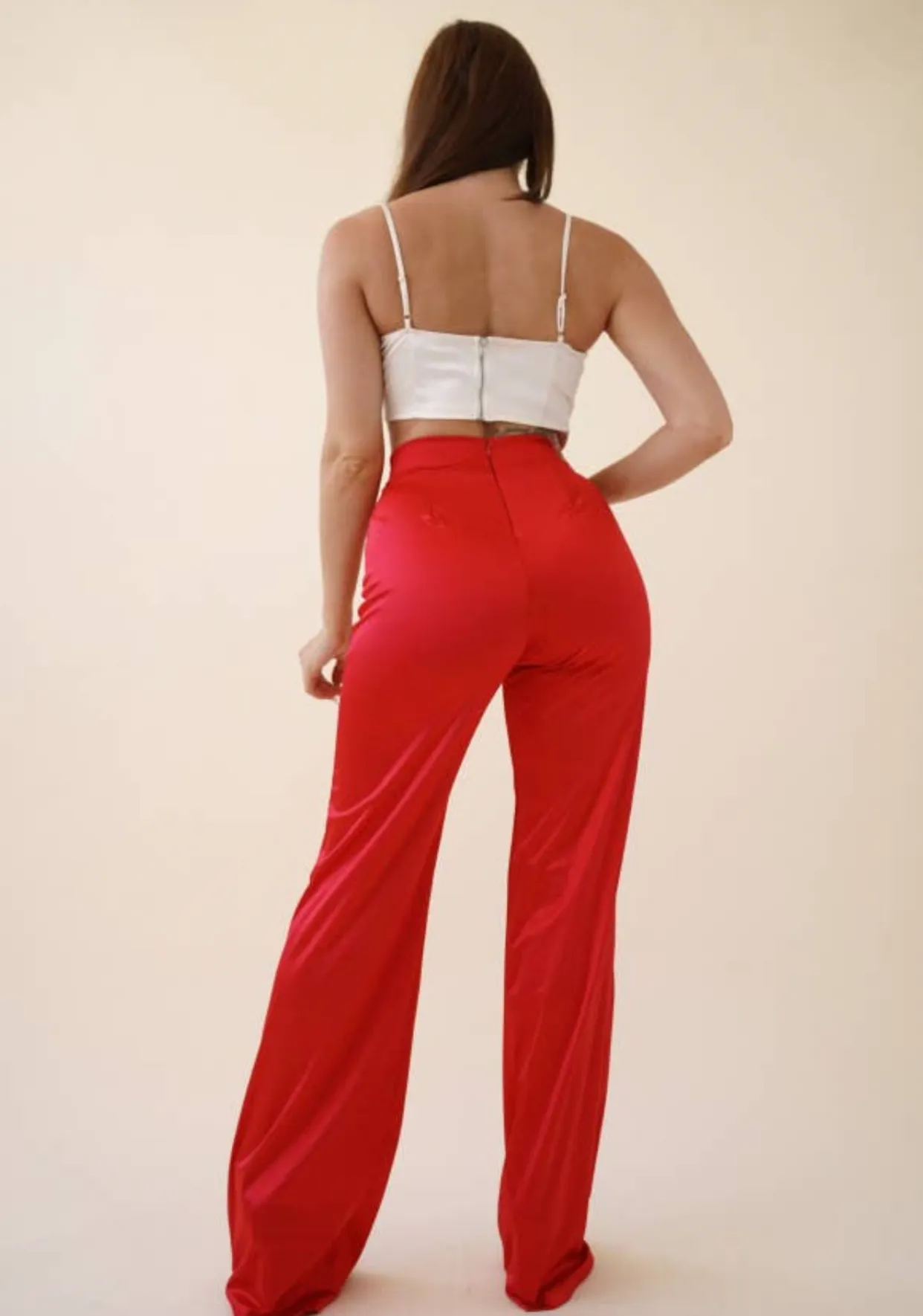 Heartthrob Satin Stretch Pants