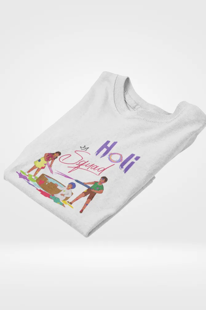 Holi Squad T-shirt for women