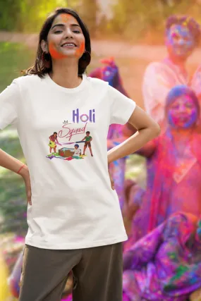 Holi Squad T-shirt for women