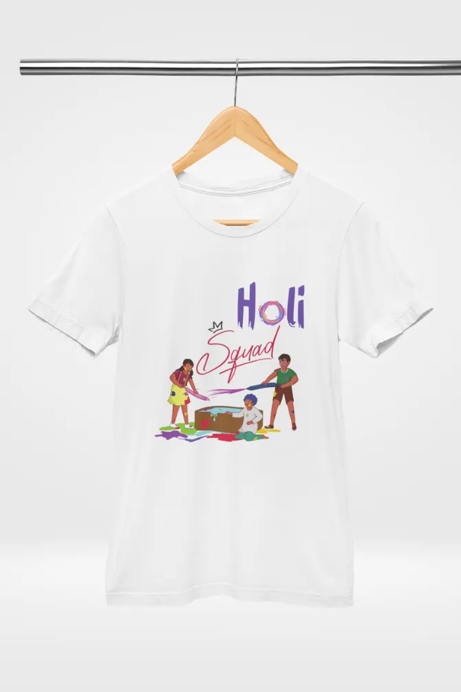 Holi Squad T-shirt for women