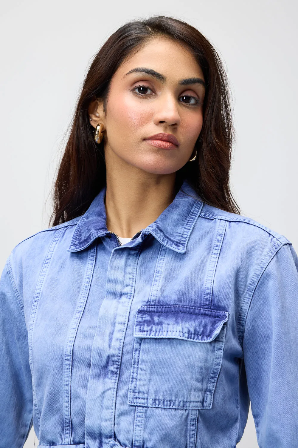 Imperial Cropped Denim Jacket