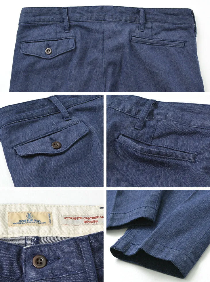 JAPAN BLUE JEANS / RJB4691 Shin Denim 8.5oz Officer Tapered Trouser Pants