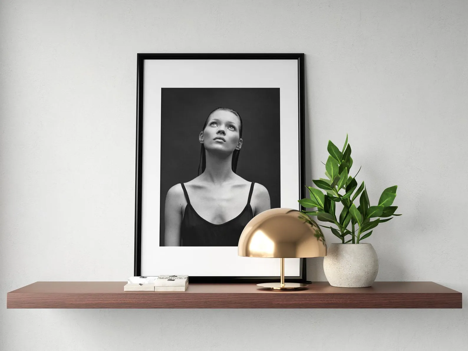 Kate Moss Black And White Poster, Custom Canvas, Model Poster, Custom Poster, Home Decor, Wall Hangings, Kate Moss Fashion Photography