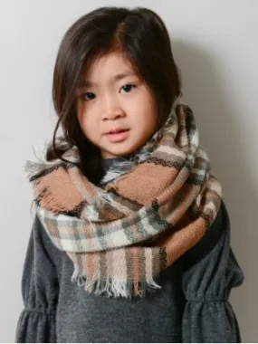 Kids Flannel Infinity Scarf