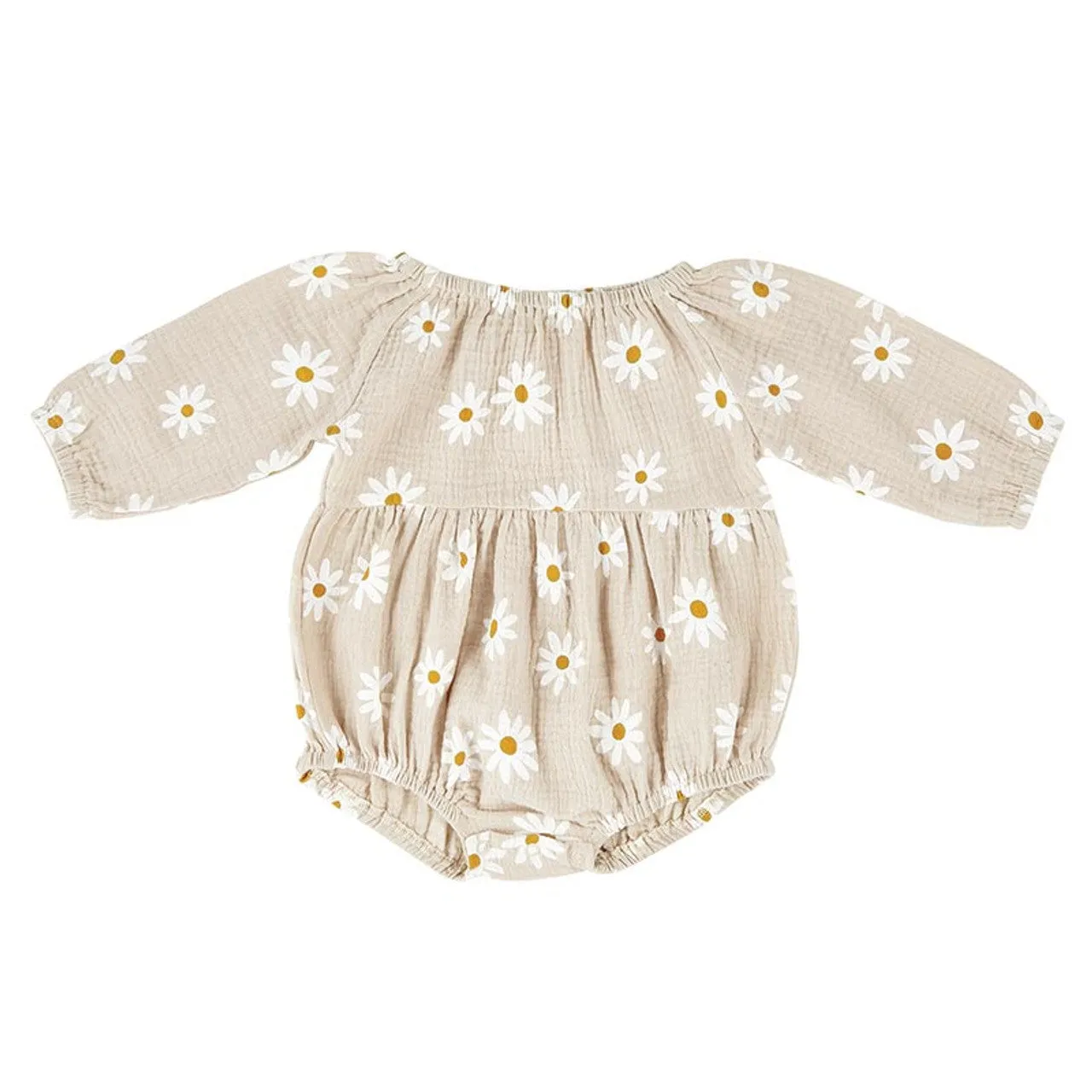 Long Sleeve Bubble Daisy Romper