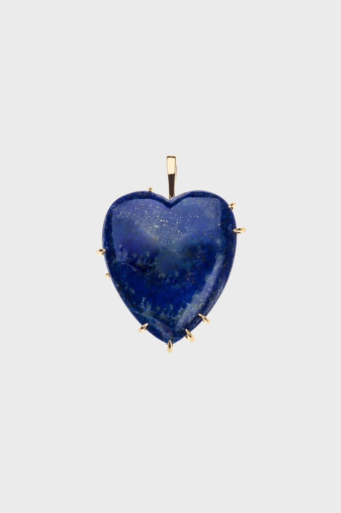 LOVE Carry Your Heart Pendant Necklace in Lapis