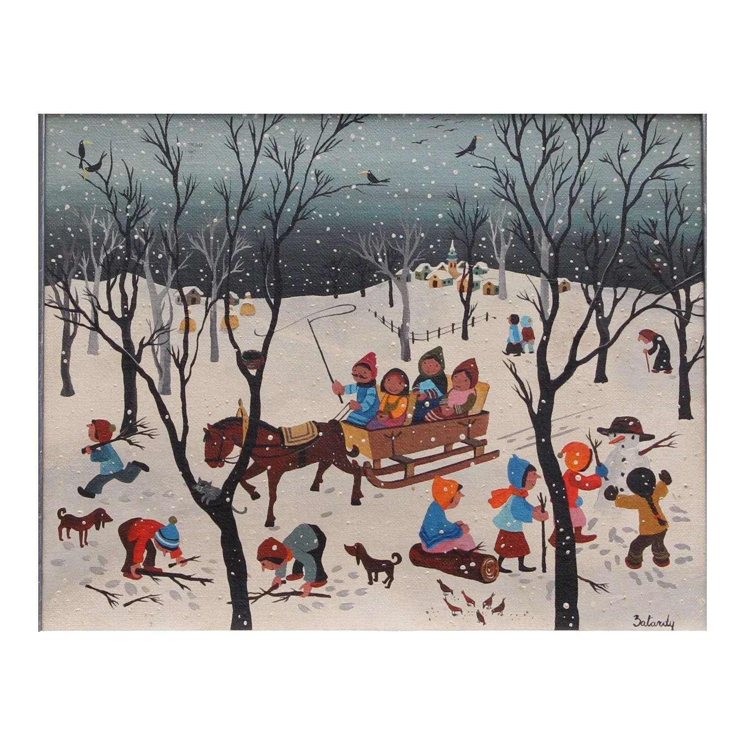 Marie Louise Batardy, Winter Fun