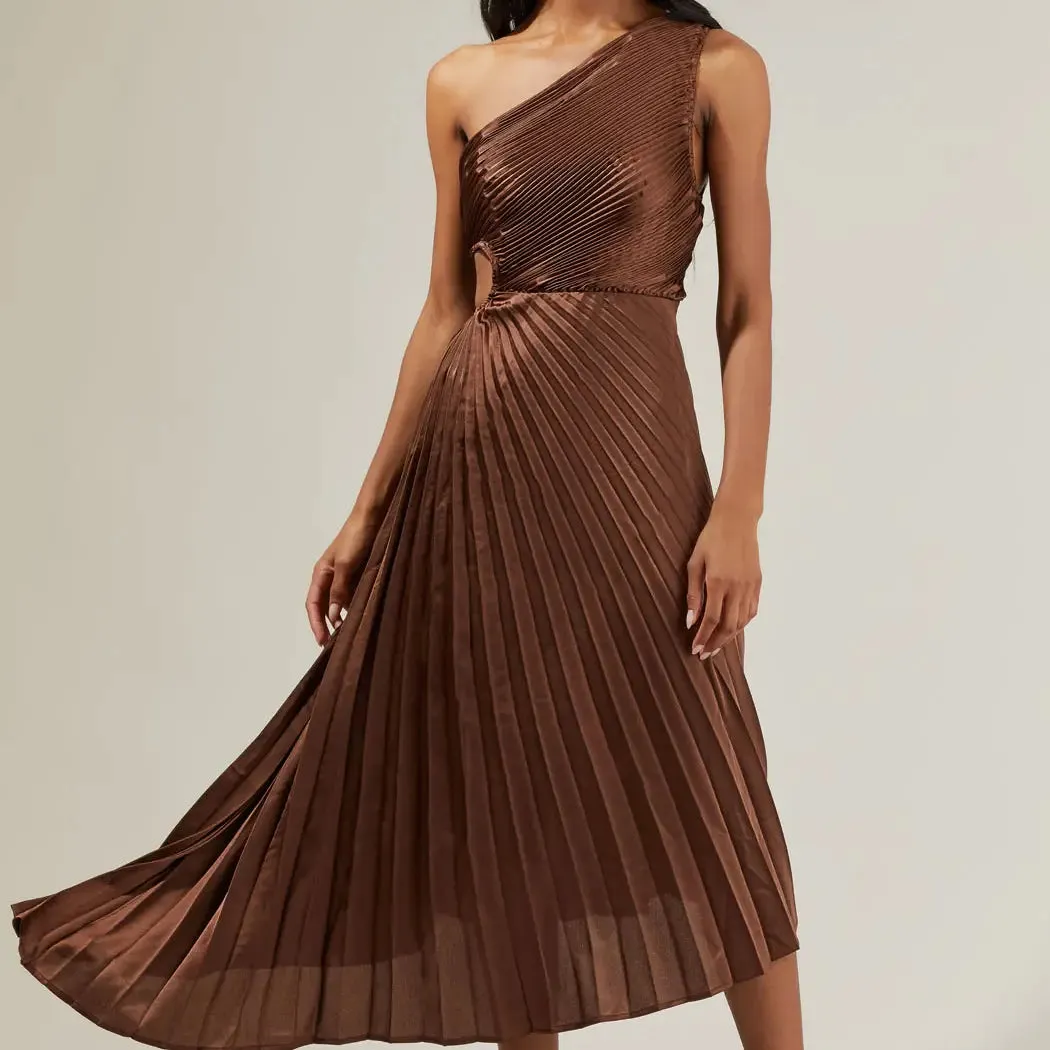 Marigold Pleated Maxi