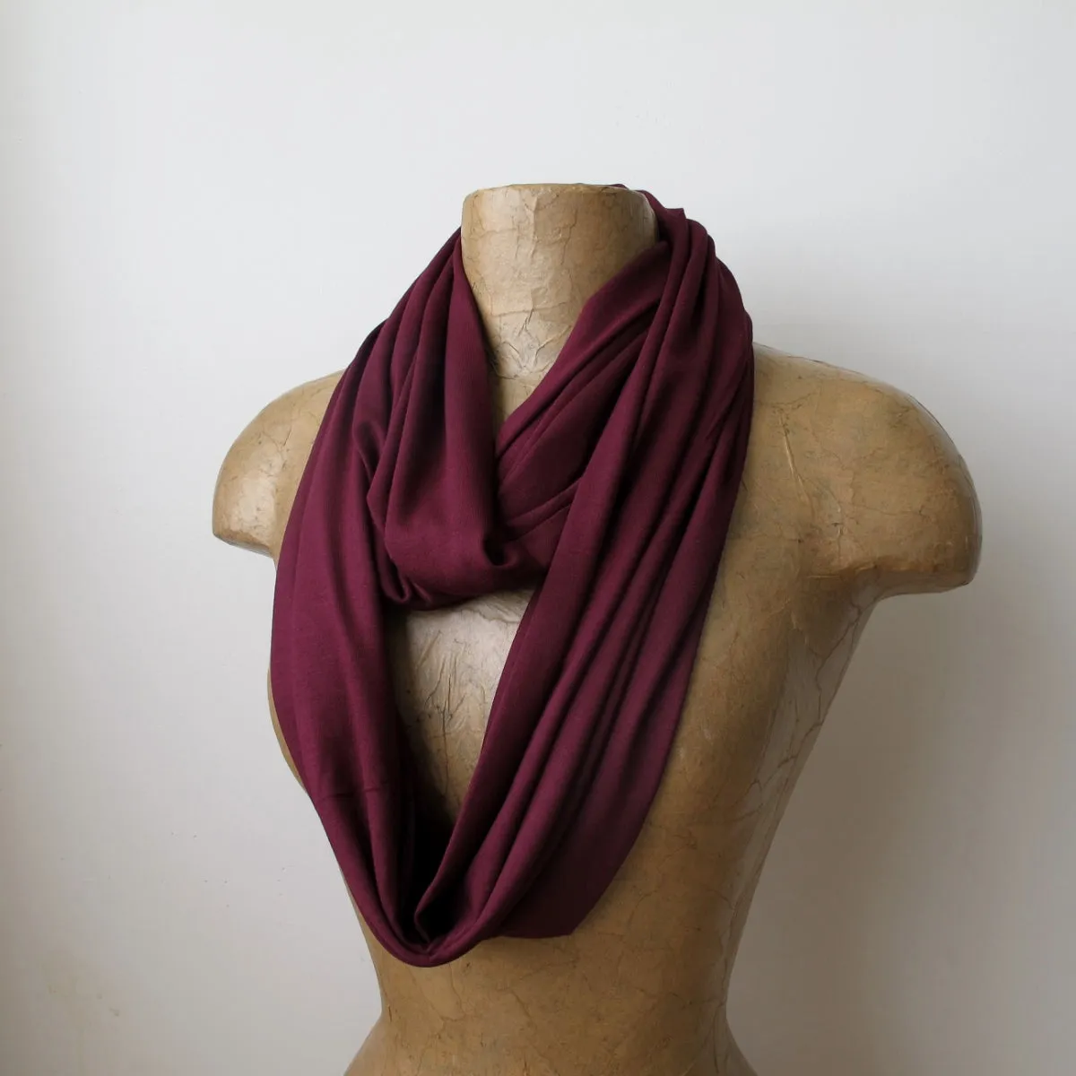 MAROON Infinity Scarf