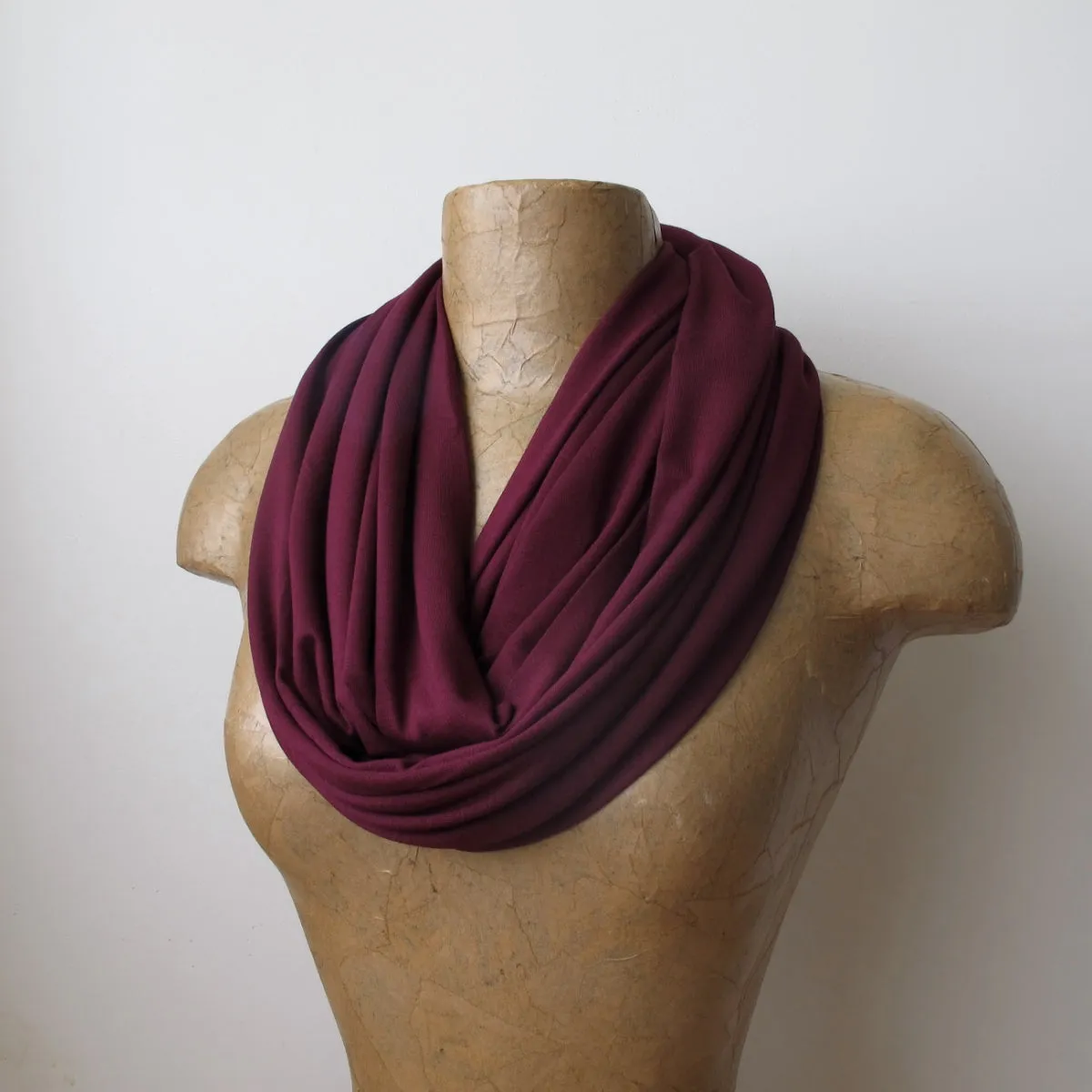 MAROON Infinity Scarf