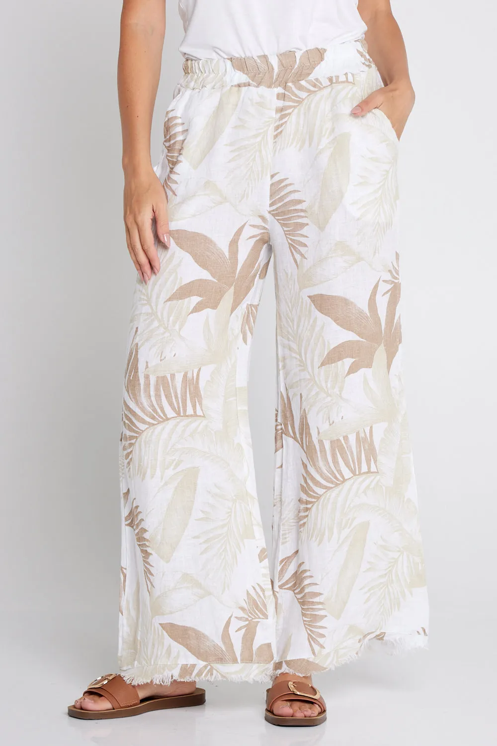 Melahni Pants - Neutral Palm