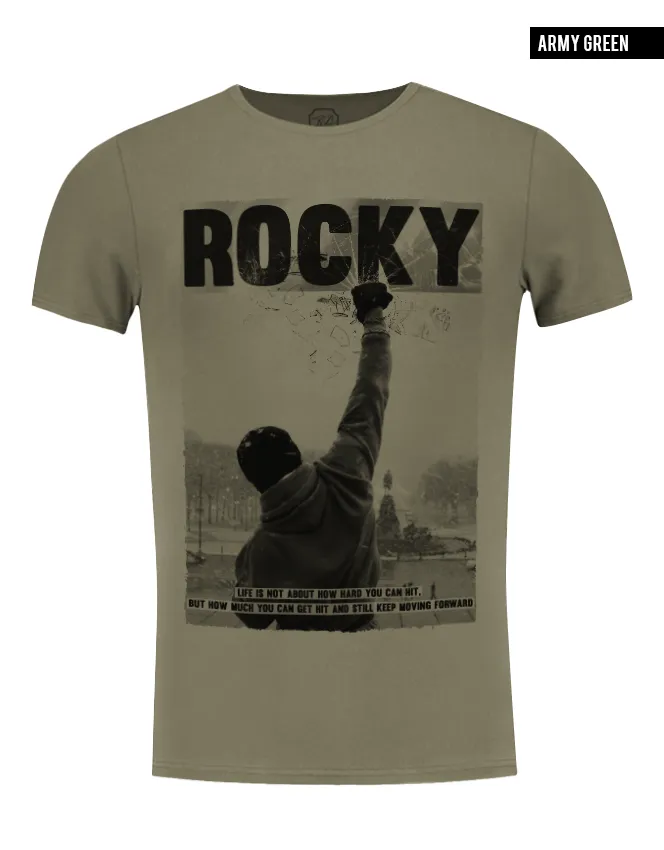 Men's Rocky Balboa T-shirt Unique Сhattering Design / color option / MD276