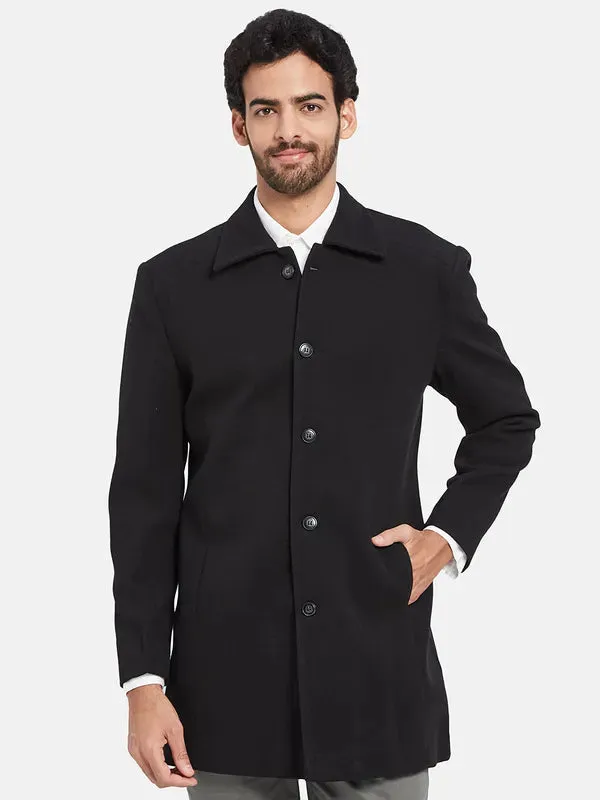 Mettle Men Single-Breasted Overcoat