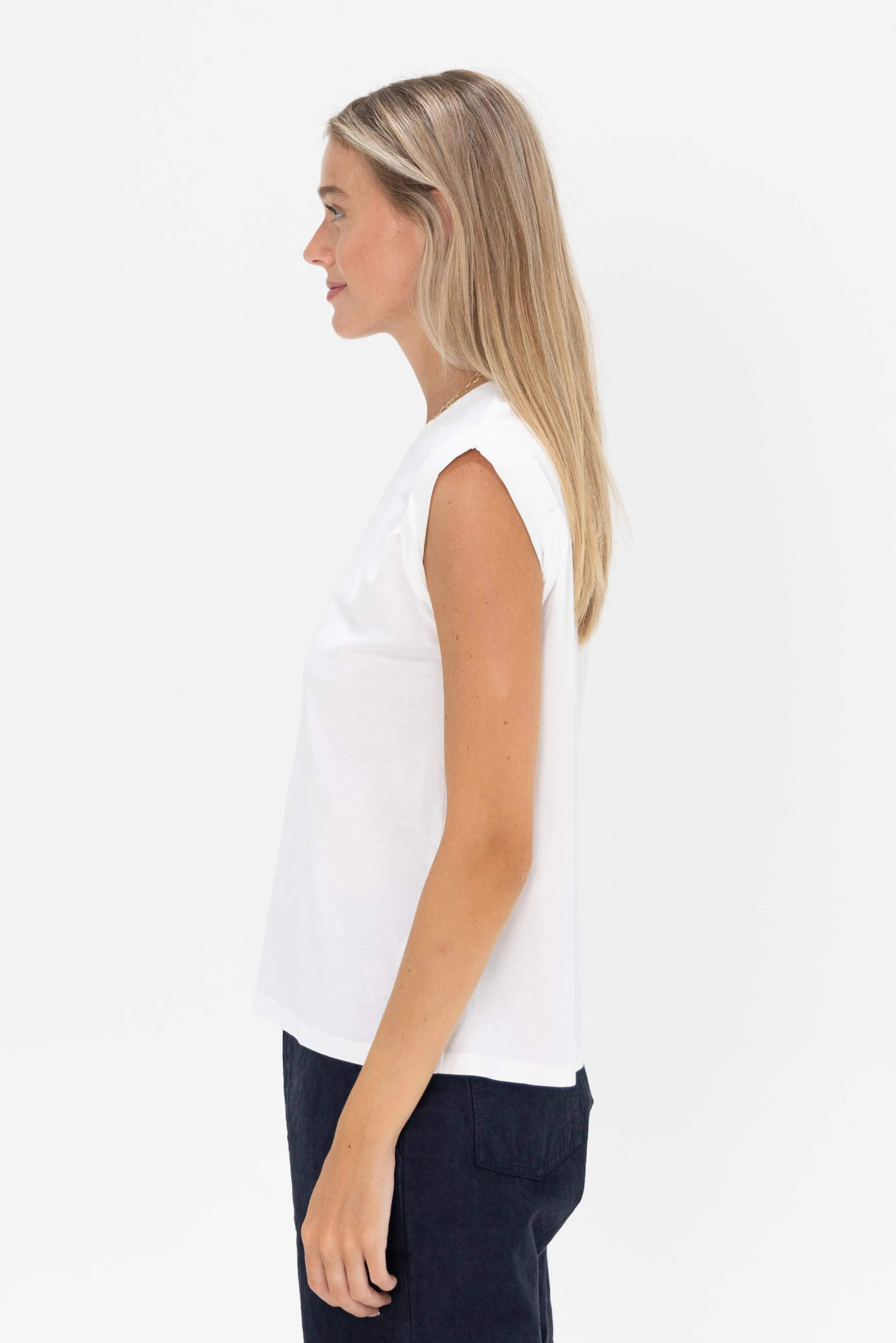 Miles Tee, White